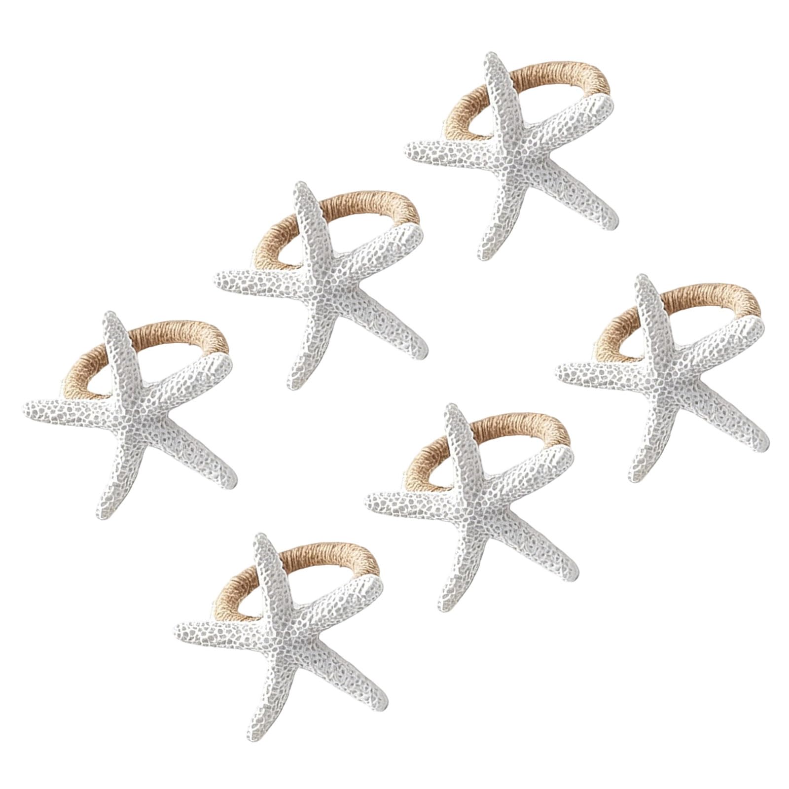 our fave Of 6 Sea Inspires Napkin Rings with Sturdy Metal Base Napkin Holders Perfect for Dinner Parties Multipurpose Holders