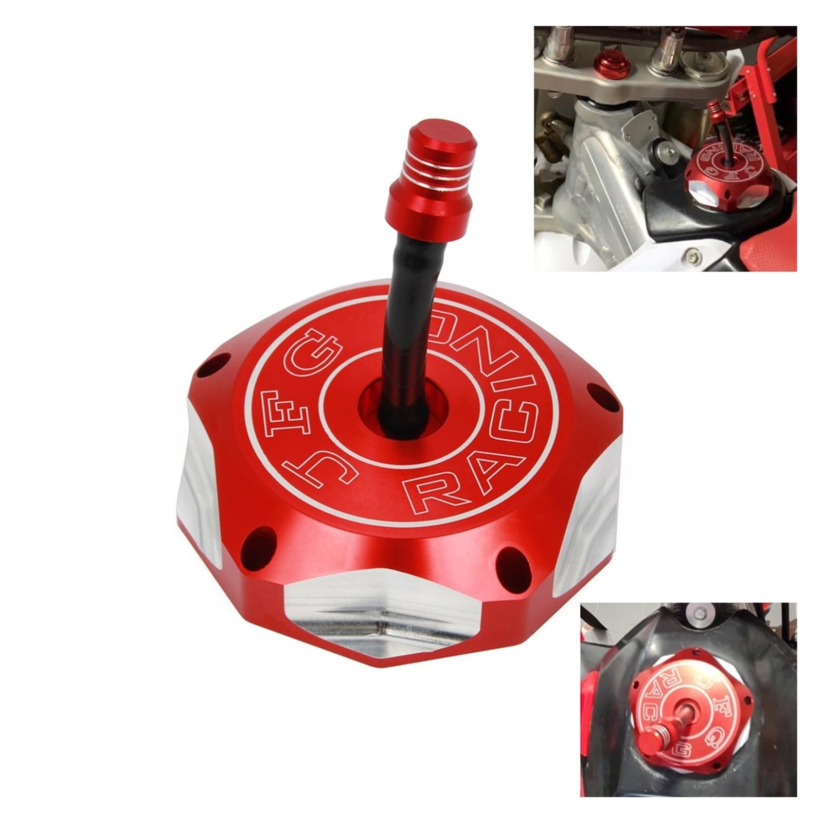 Tapa De Tanque Aceite CNC para Motocicleta, Cubierta para Hon&da XR 70R 80 100R 200 250 600L 650 CRF 250X 250R 450R 450X 450RX TRX 400EX JFG Tapa depósito Moto