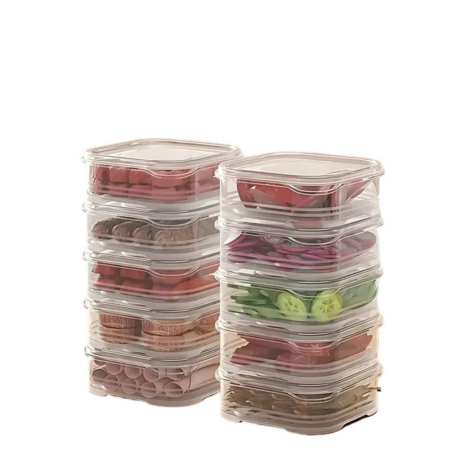 Conteneurs congélation viande au réfrigérateur, 10 pièces, fruits légumes