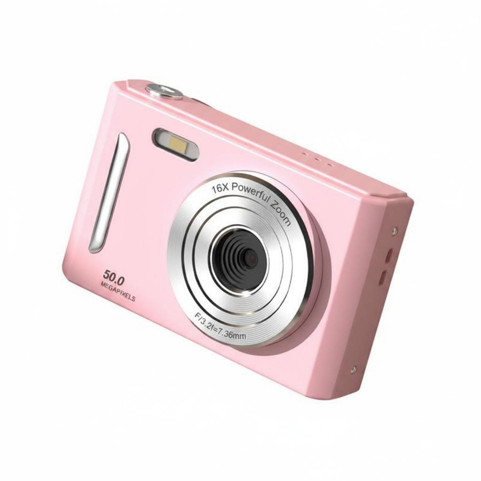 1080P Hd Recording Retro Sensor Camera Anti-Stabilization Compact Digital Built-in Flash Photography Equipment 50 Megapixels for Students, Teens, Beginners, Travel, Pink, No Card |-picture-19
