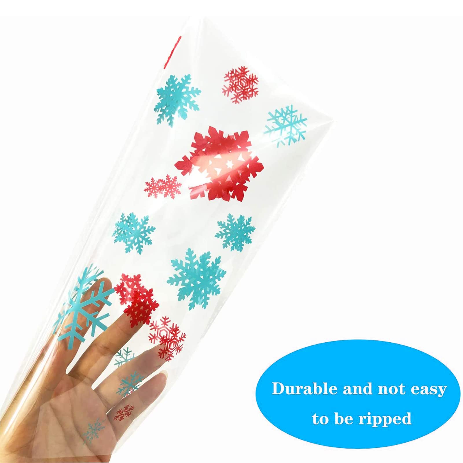 Rnitle Sachet Biscuit Noel,50 Pièces Sachets En Plastique