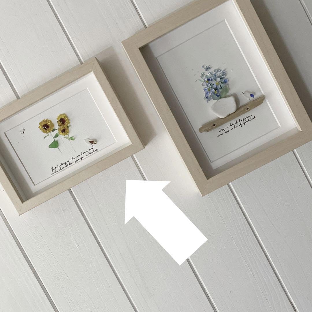 Amazon.co.jp: ④夏花flower*summerひまわり シーグラスアート : おもちゃ 