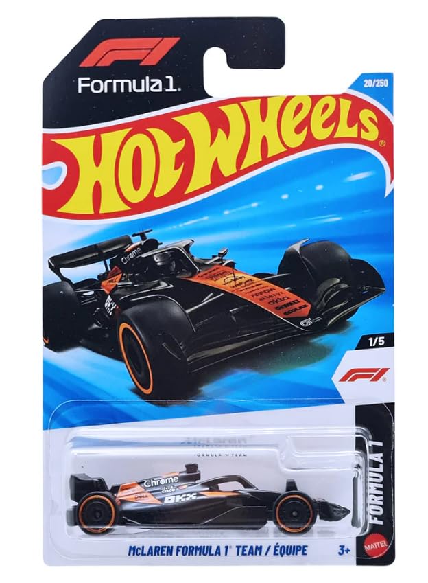 Hot Wheels McLaren Formula One Team [Black & Orange] F1 1/5, 20