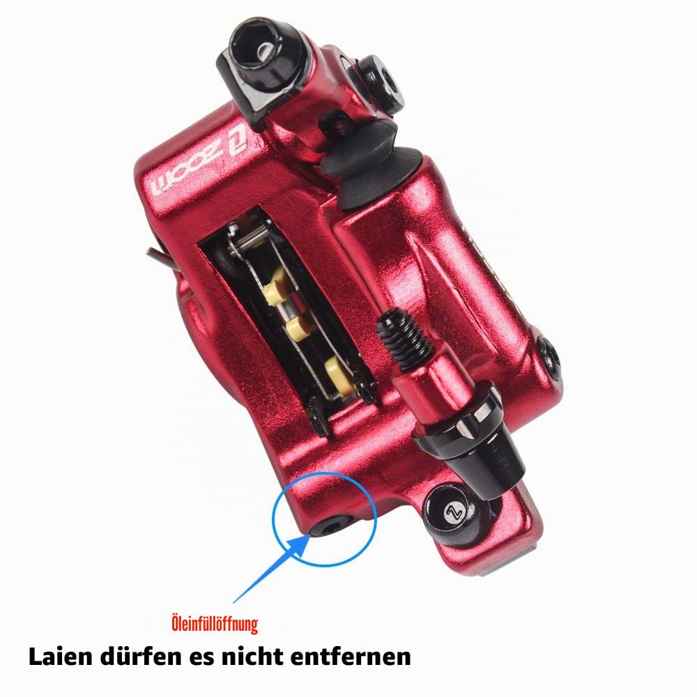 Lixada Hydraulische Bremsscheibe, Scheibenbremse für Fahrrad, hydraulische Scheibenbremsen aus Aluminiumlegierung, vorne hinten
