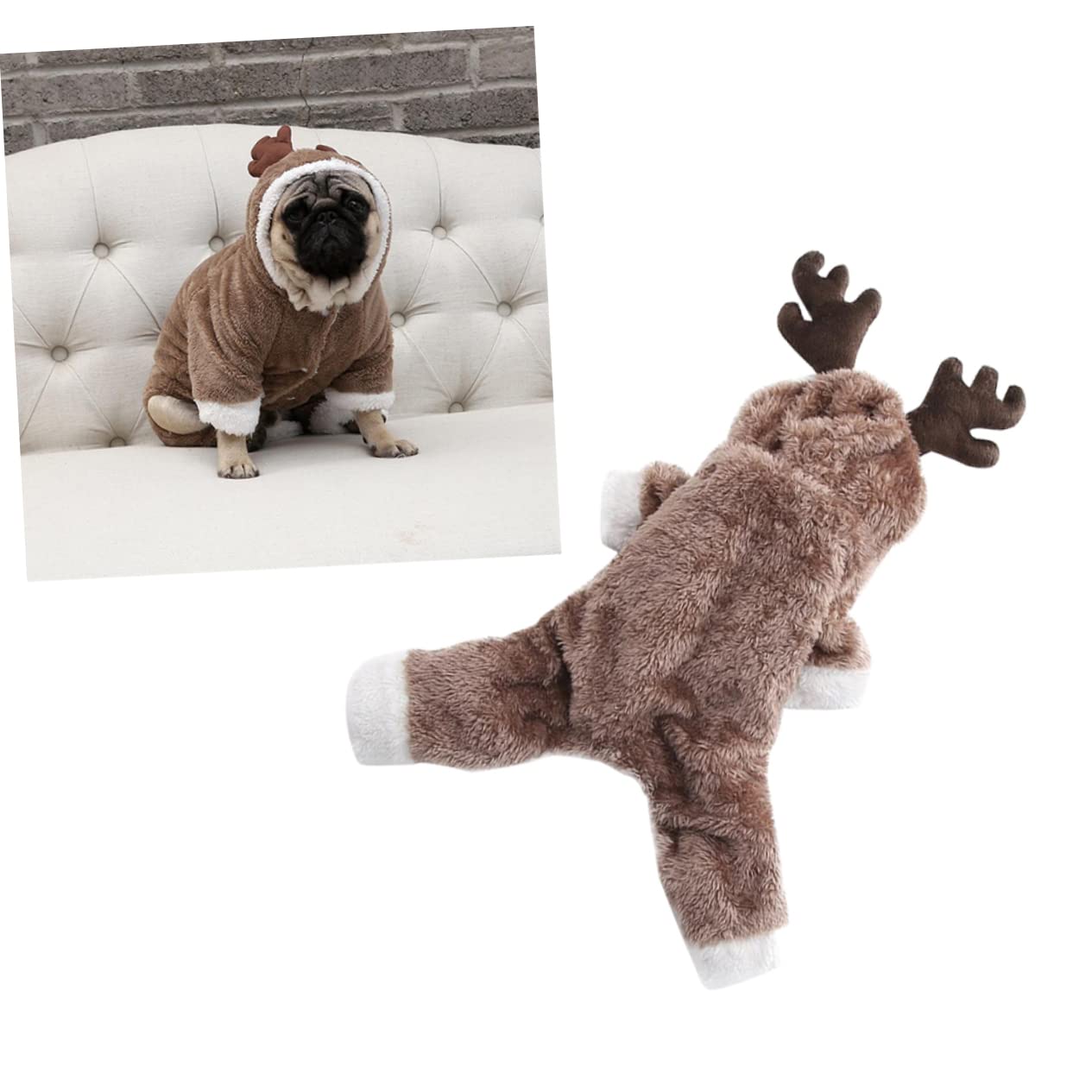 BESPORTBLE 2 Pz felpa invernale costume da pirata per cani cucciolo di gattino inverno del cane abbigliamento per animali domestici cappotto invernale vestiti per cani