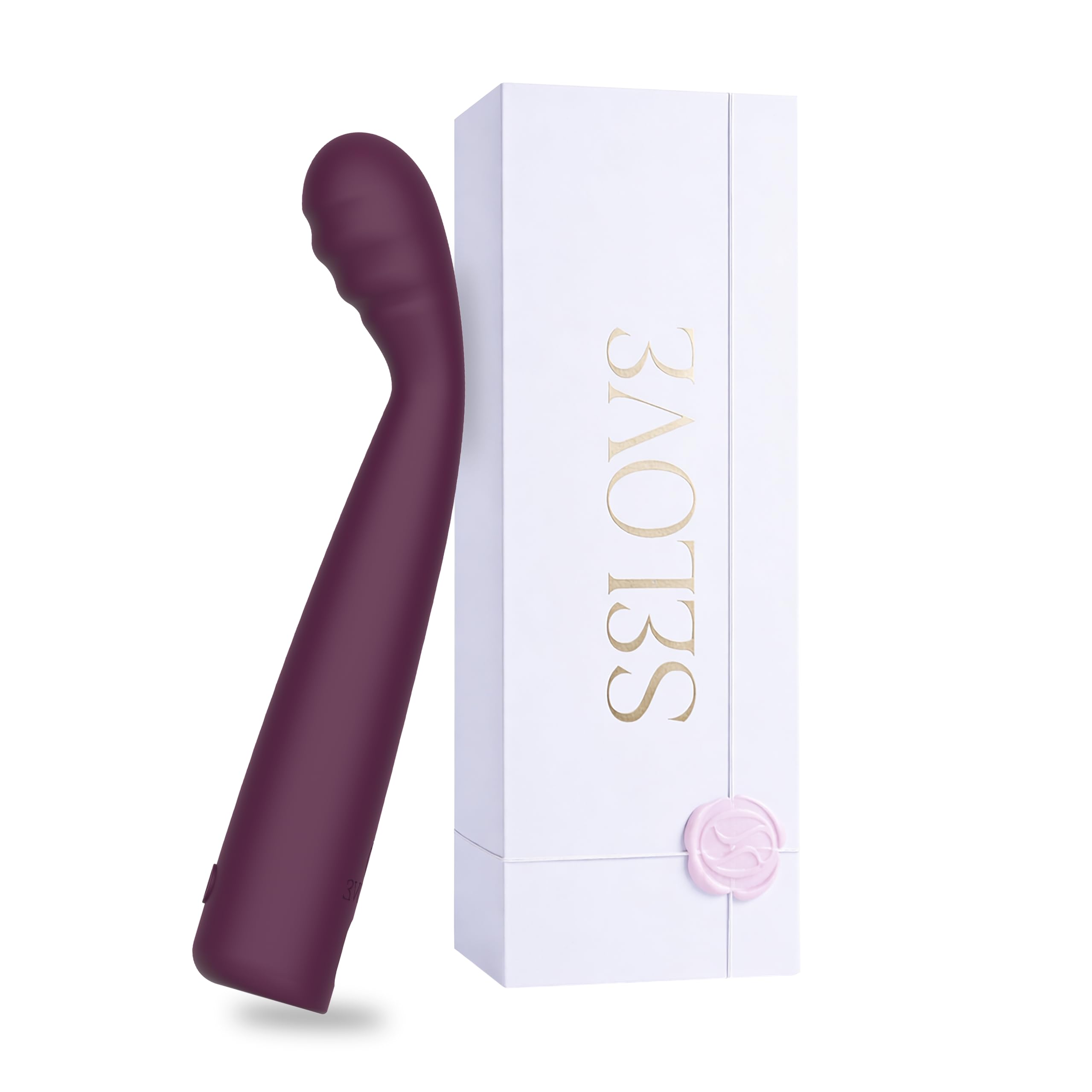 SELOVE – Vibratore Punto G Slim con Testa Zigrinata a Forma di Dito e Collo Flessibile