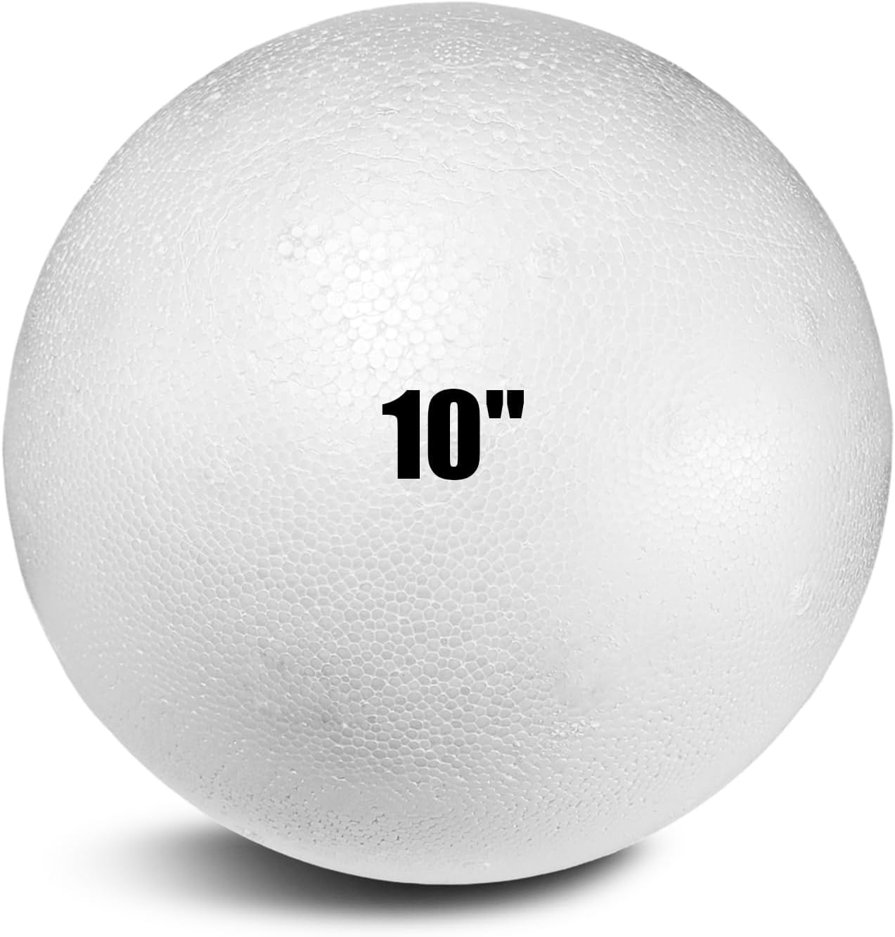 1pc White Styrofoam Balls 25cm/10inch | Polystyrene Foam Craft Balls for DIY Art Projects, School Crafts, Christmas Ornaments, Easter Decorations, Party Supplies, and Home Decor
