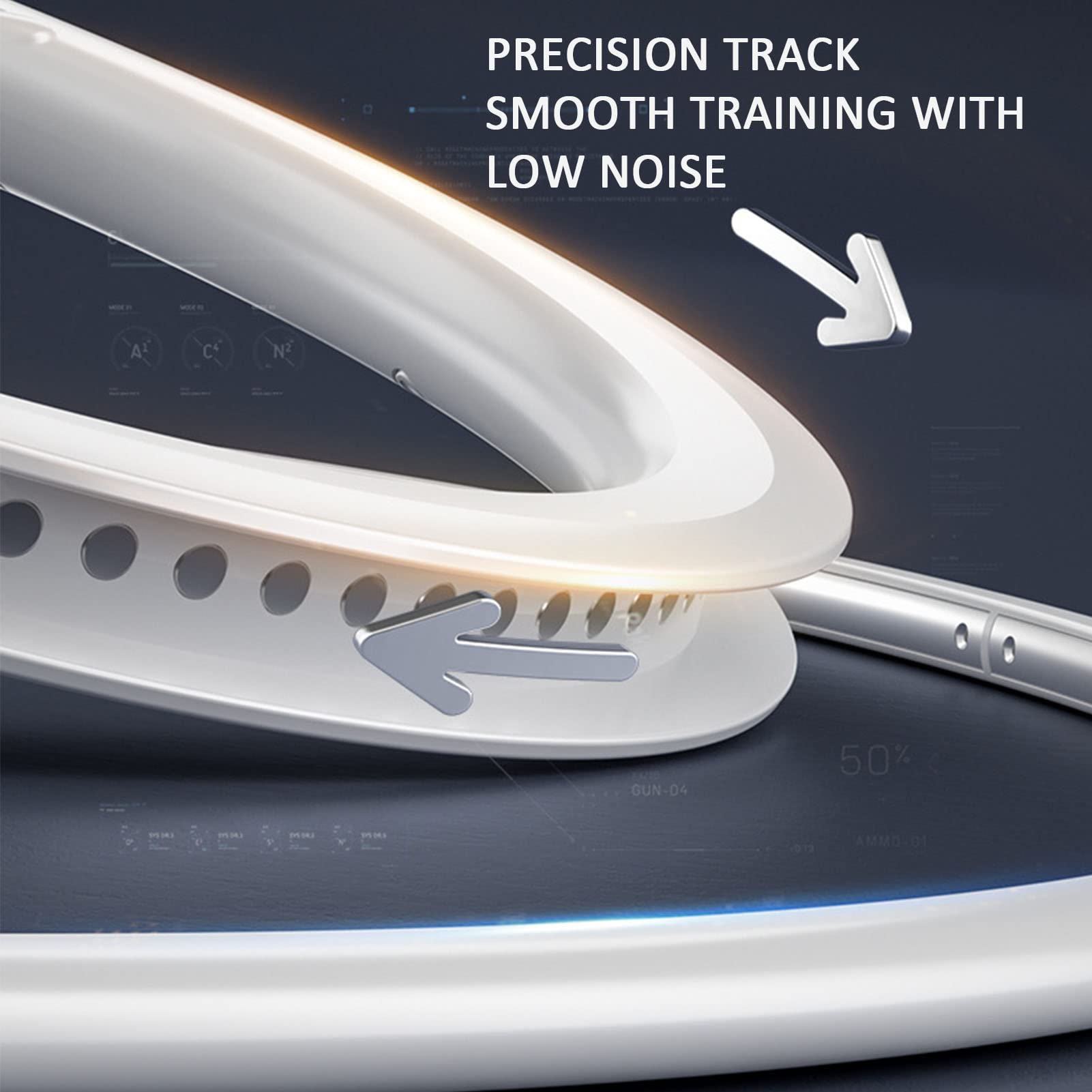 Smart Hula Hoop, Numerabile Non Fa Cadere Yoga Hula Hoop Ponderabile, Misura Regolabile, con Massaggio E Magneti, per Esercizi di Vita E Fianchi
