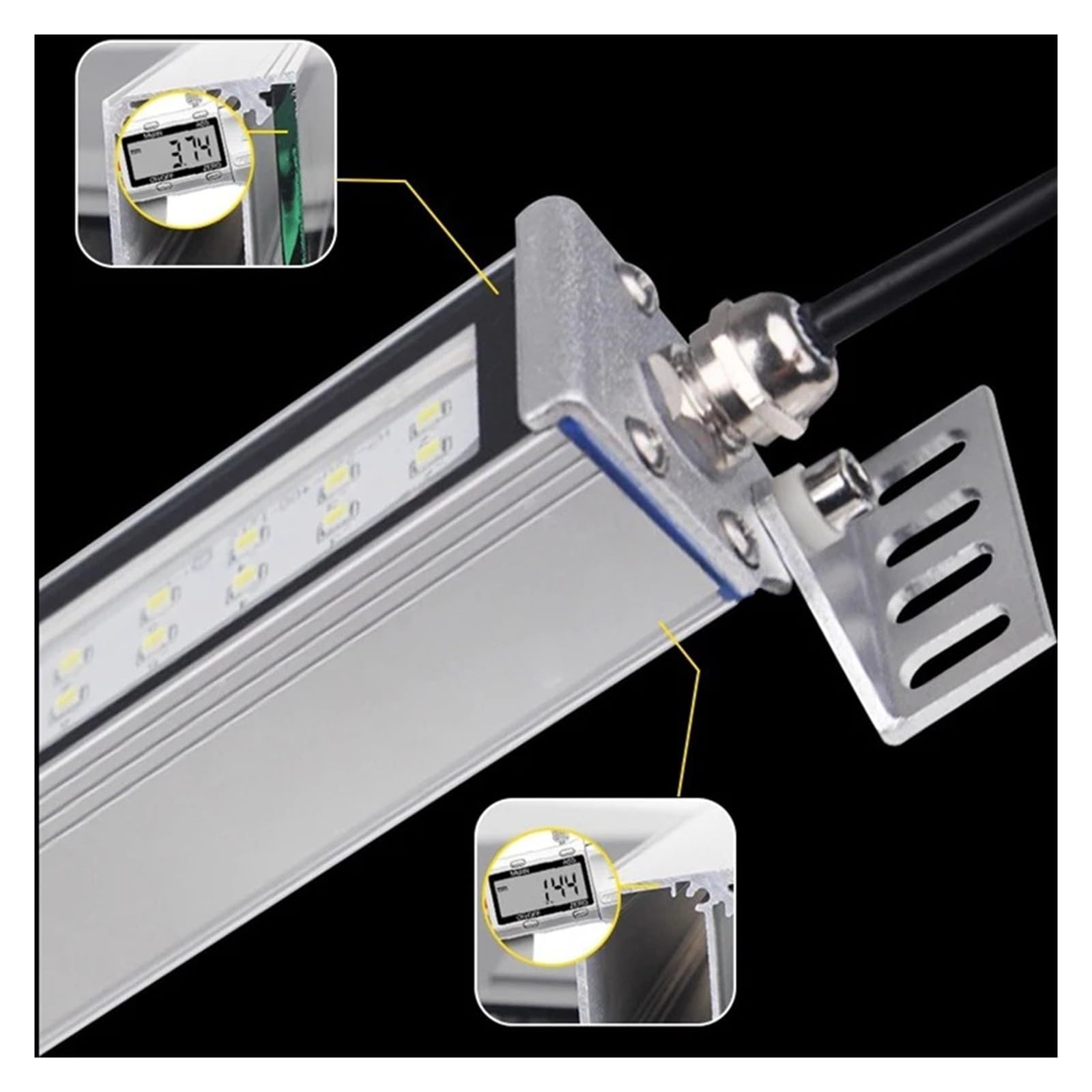 Luz De Trabajo LED for Máquina Herramienta AC DC Aleación De Aluminio