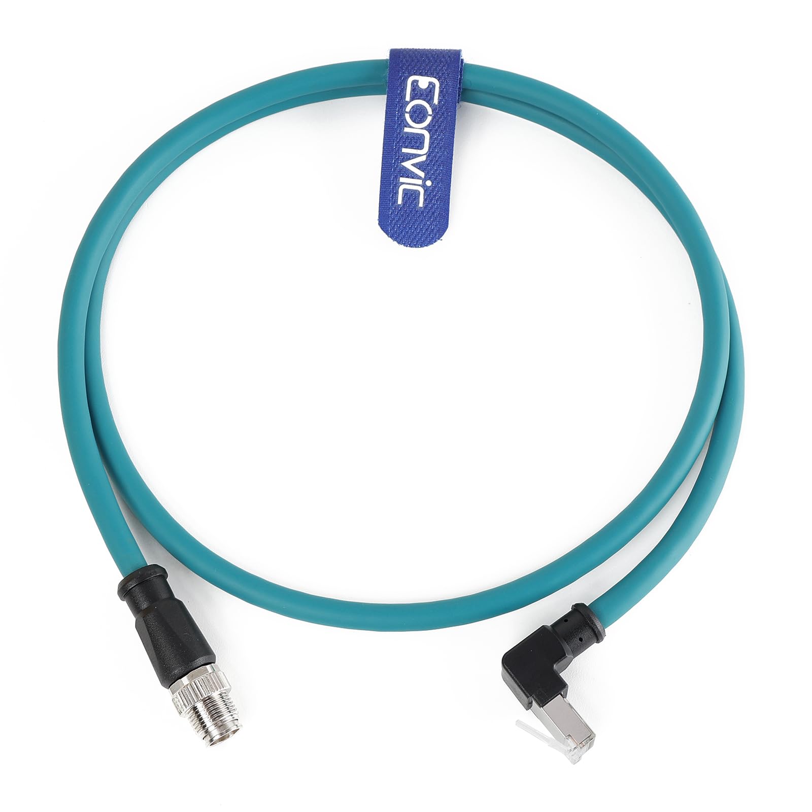 Eonvic Ethernet Shielded Cable M12 X-Type 8 Position to RJ45 Waterproof Industrial Network High Flex Cable for Cognex - Image 2
