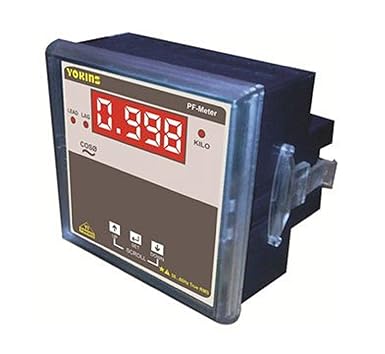Yokins Digital Single Phase Power factor meter, AC -/ 5A,500V, 96x96sqmm