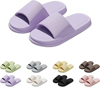 DFSDJEUW Cloud Sliders for Women and Men Super Soft Shower Quick Drying Flip Flops Non-Slip Sandals Summer Beach Pool Pillow Slippers Open Toe Spa Cozisliders for Indoor Home Garden Bathroom Poolside