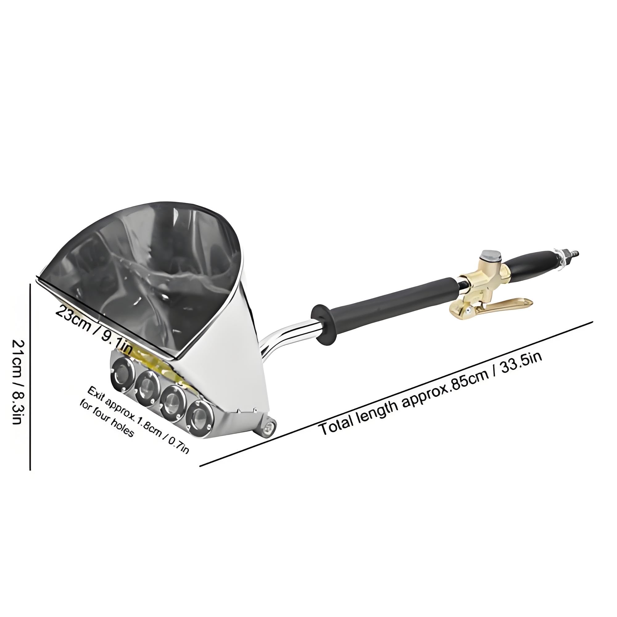 Opryskiwacz do zaprawy przenośny pistolet do cementu 4 otwory 18mm
