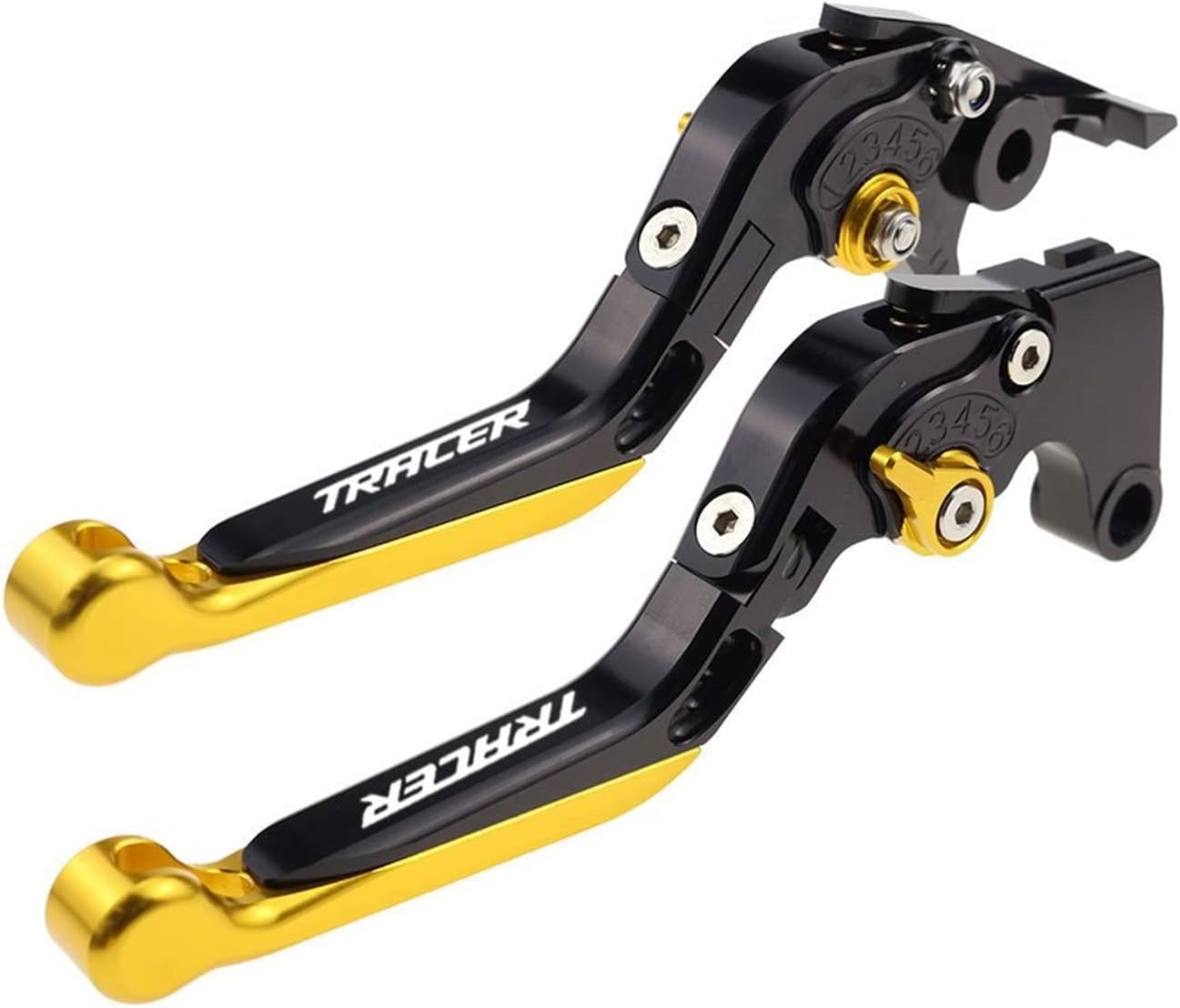 ブレーキレバー For Tracer 9 Tracer9gt 21 22 折る拡張可能なブレーキ クラッチ レバーのオートバイの付属品の部品のハンドル セット Size D 21高い素材
