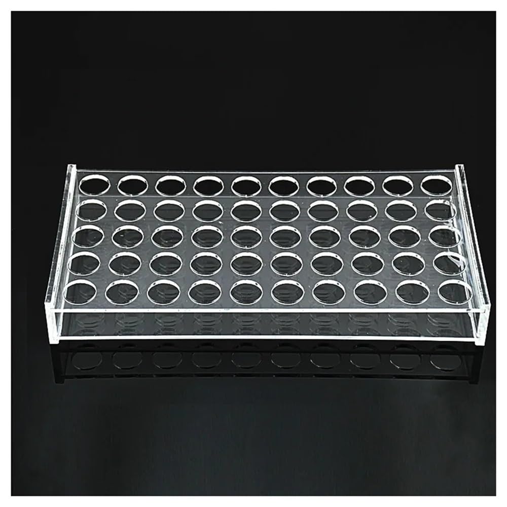 Gestell for Fläschchen 20 40 60 ml, Ständer for 50 Fläschchen, analytischer Flaschenhalter, Durchmesser 28,5 m