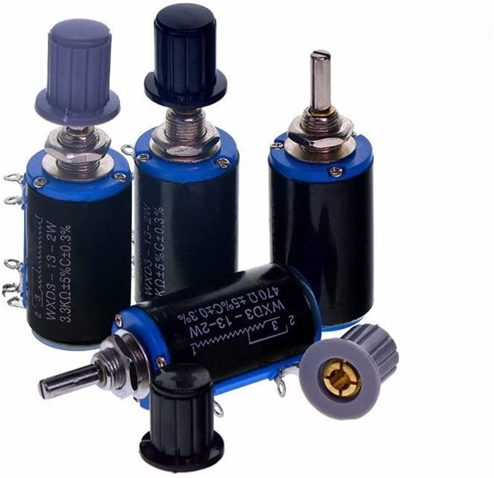 Potentiomètre rotatif WXD3-13-2W 680 Ohm pour armoires électriques