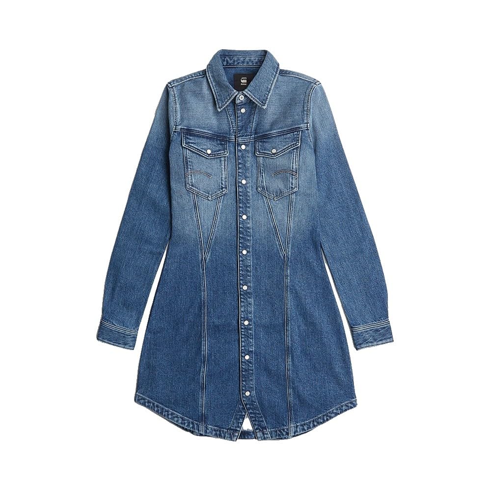 G-STAR RAW Pitched Hem Shirt Dress ls wmn