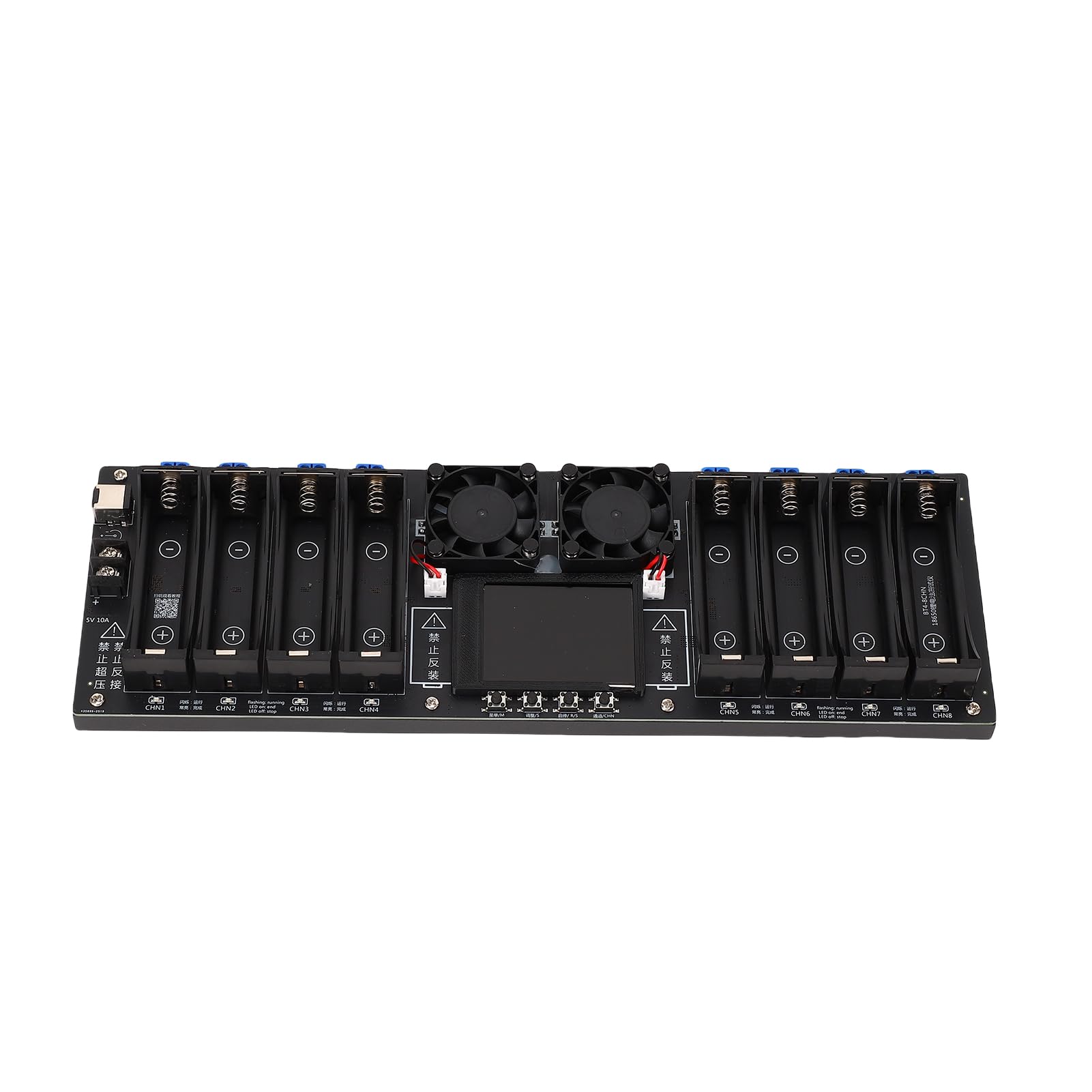 8-Kanal-Batterietester, TFT-Display mit Multi-Mode-Funktionalität für Präzise Batteriekapazitätsprüfung und Erhöhte Sicherheit für Heimwerker