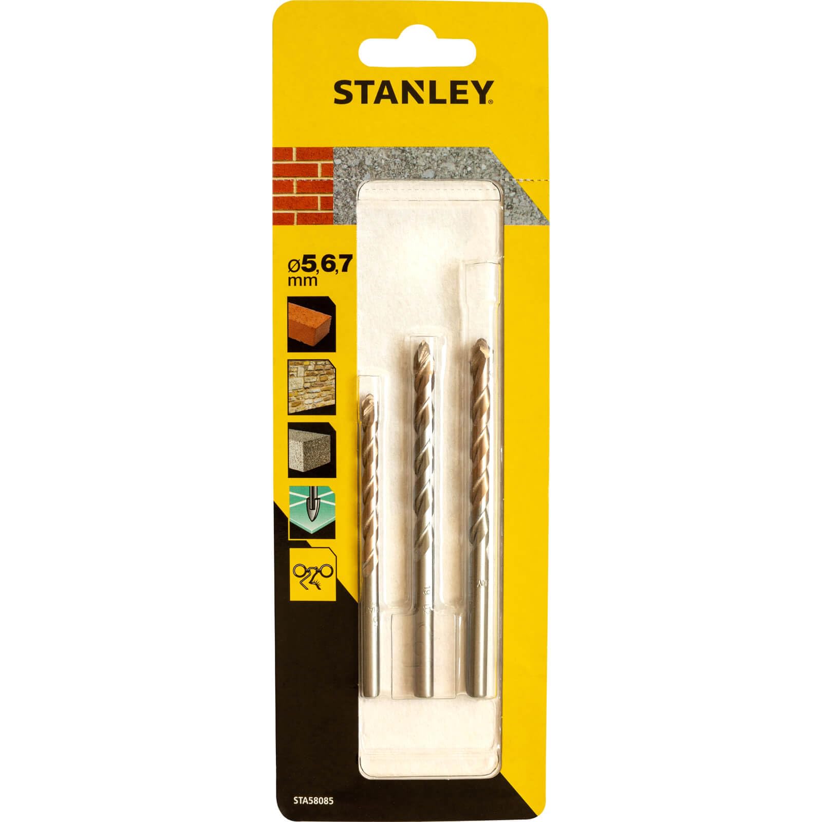 Stanley STA88561 Masonry/Metal/Wood Set 14pc TStak Compatible Tough Case
