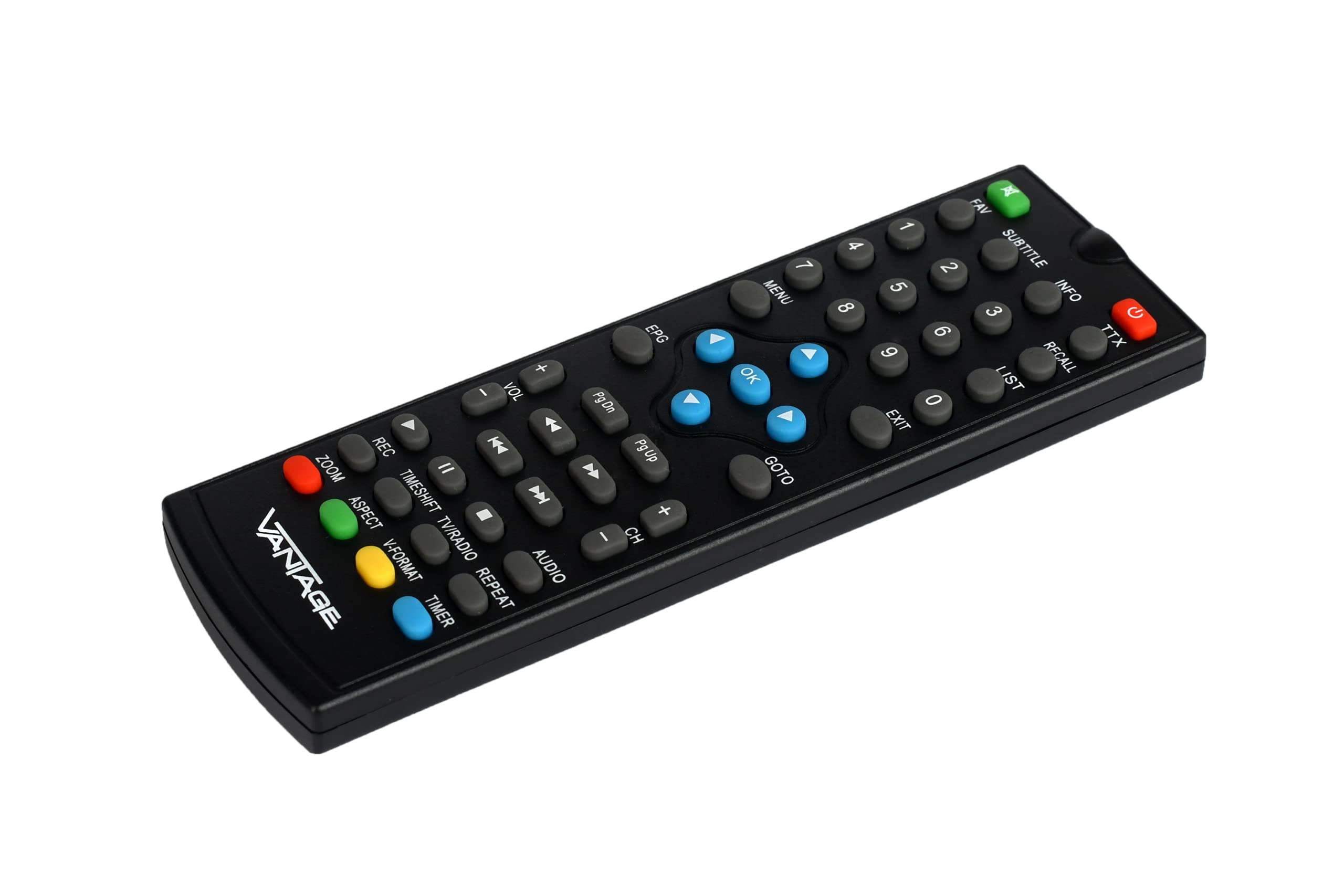 Vantage VT92 T-HD Récepteur DVB T2 HEVC USB HDMI Péritel Mediaplayer Noir