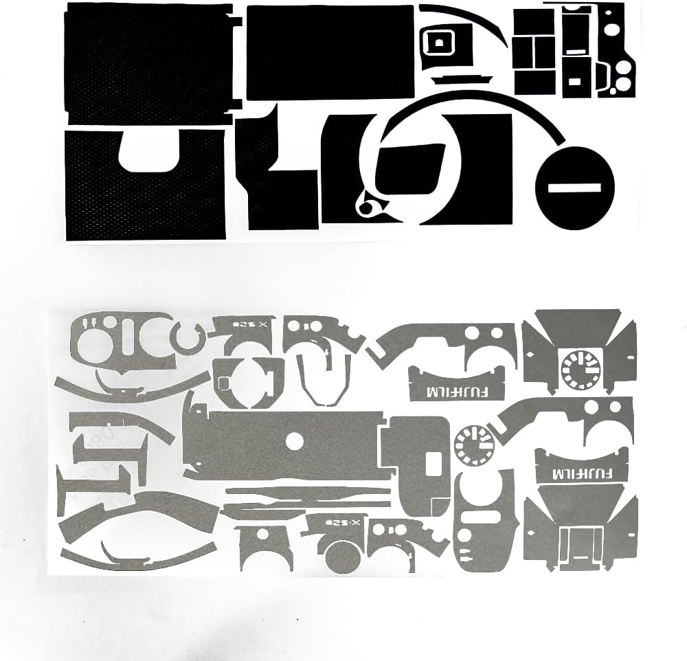 X-S20 Anti-Scratch Cover Skin Sticker Protective Sticker for Camera Body for Fujifilm X-S20 (Titanium)