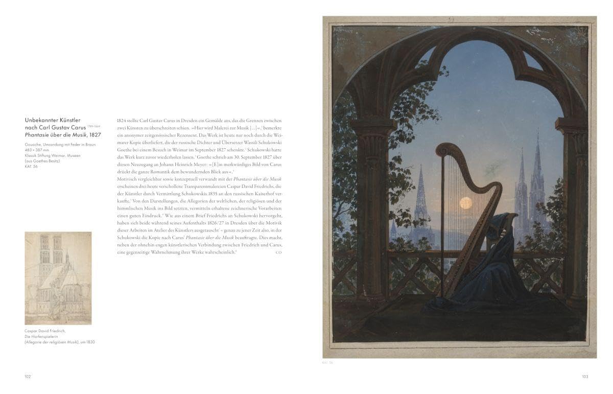 Caspar David Friedrich Goethe Und Die Romantik In Weimar /allemand: Katalog zur Ausstellung im Schiller-Museum Weimar; Kunstgeschichte; Kunst der Weimarer Klassik