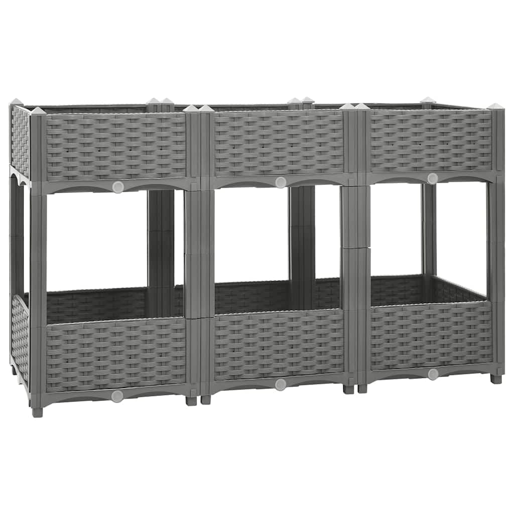 vidaXL Raised Bed 120x40x71 cm Polypropylene โ image 1
