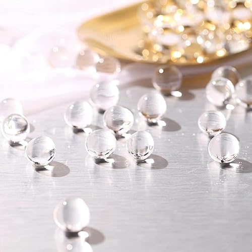Miniatura 2 de FALAMON 60000 cuentas de agua transparentes cuentas de gel de agua para relleno de jarrón perlas flotantes decoración de Navidad centro de mesa de