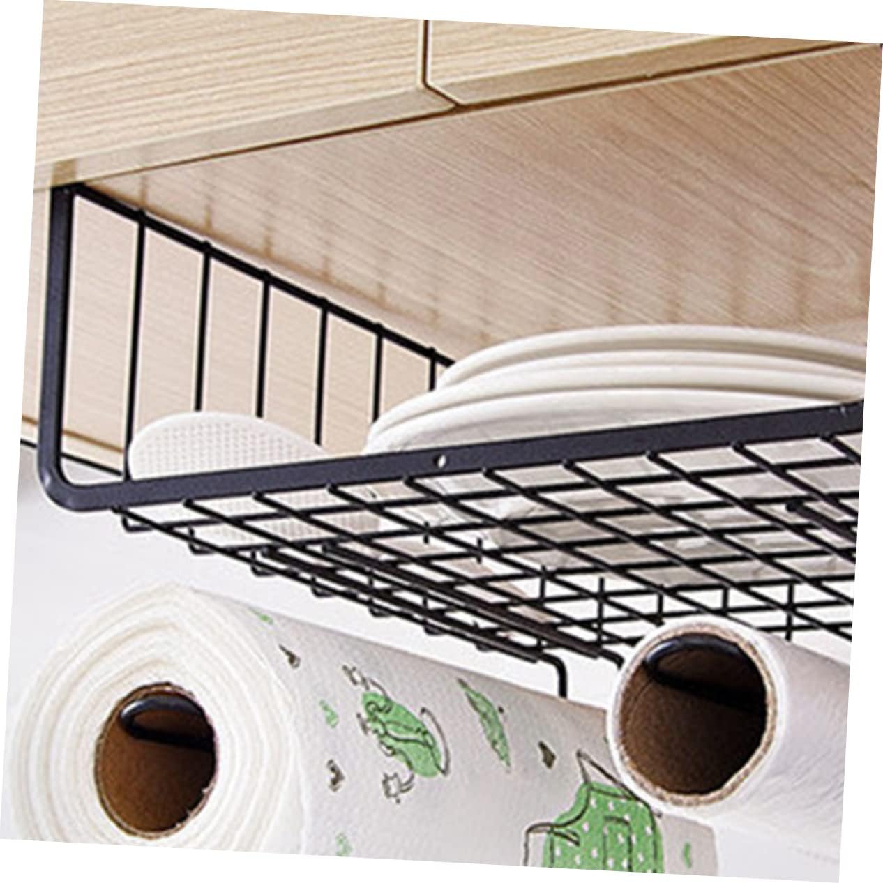 Shaped under Cabinet Shelf Kitchen under Cabinet Shelf Storage Rack Wardrobe Storage Rack Towel Holder