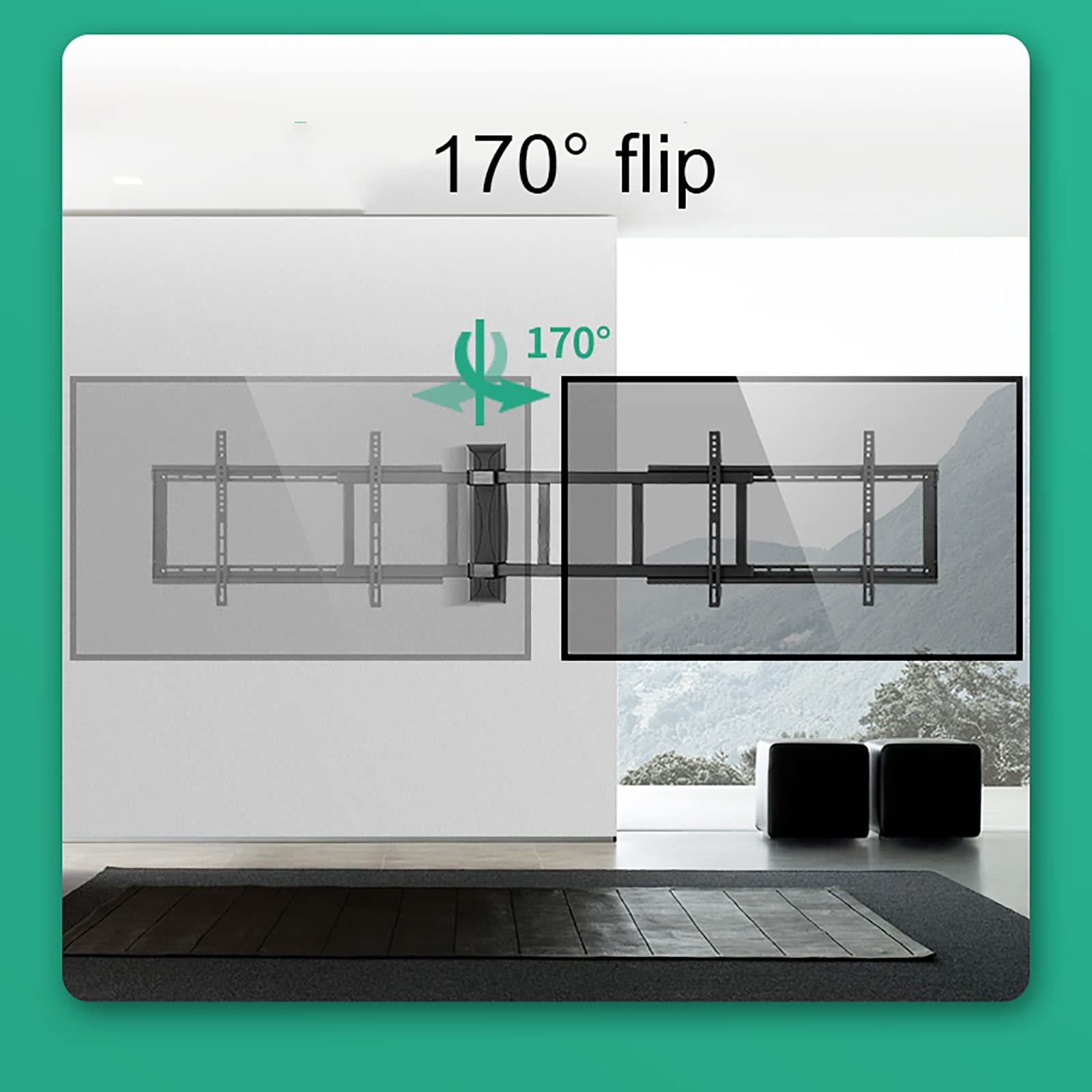 Amazon | テレビマウント、電動テレビ壁掛けブラケット、メモリ