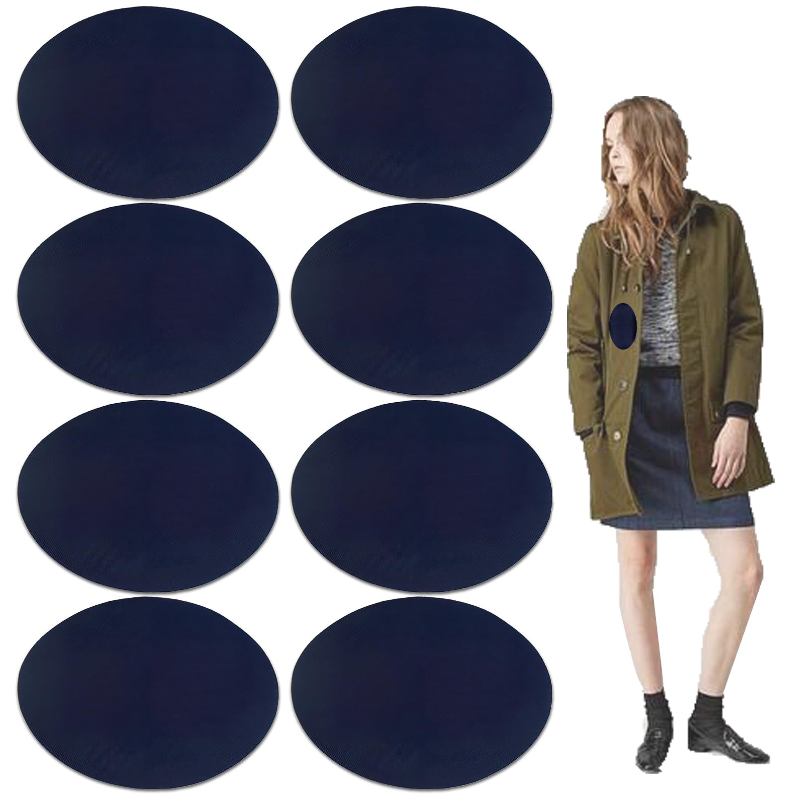 Toppe Termoadesive Per Ginocchia - 6 Pezzi | Per Bambini | Resistenti A Lavatrice E Asciugatrice | Applicazione A Caldo - Foto 3