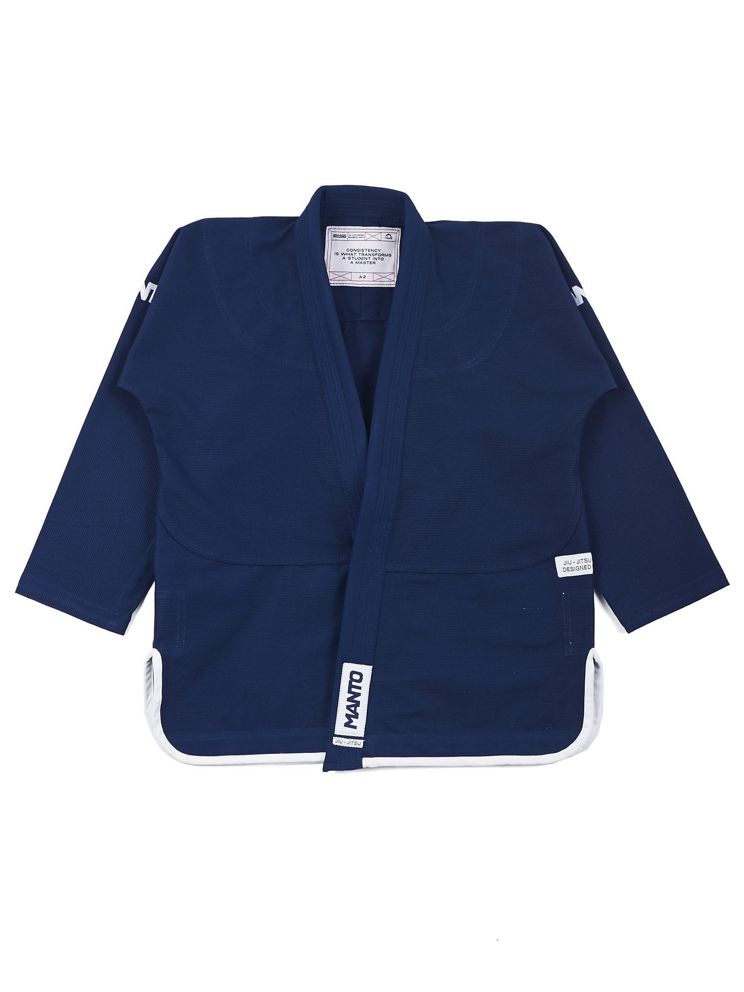 MANTO Rise BJJ Gi Navy Blue (Pack de 2) para Hombre