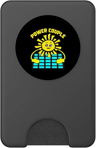 Miniatura 8 de Power Couple Sun and Solar Panel Energy PopSockets Swappable PopGrip