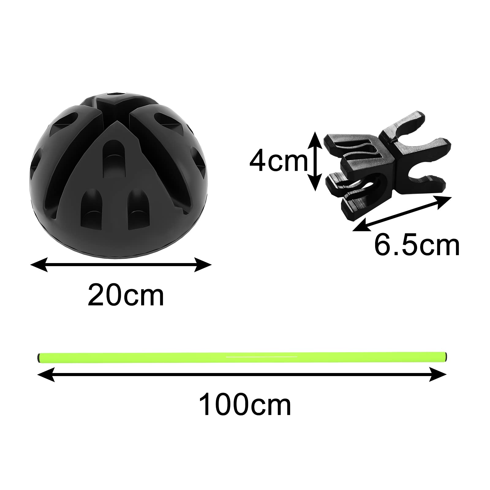 UISEBRT Juego de barras de equilibrio Agility Grid, juego de barras de entrenamiento para agilidad, juego de obstáculos, multifuncional, para entrenamiento condicional, entrenamiento, regateo, deporte