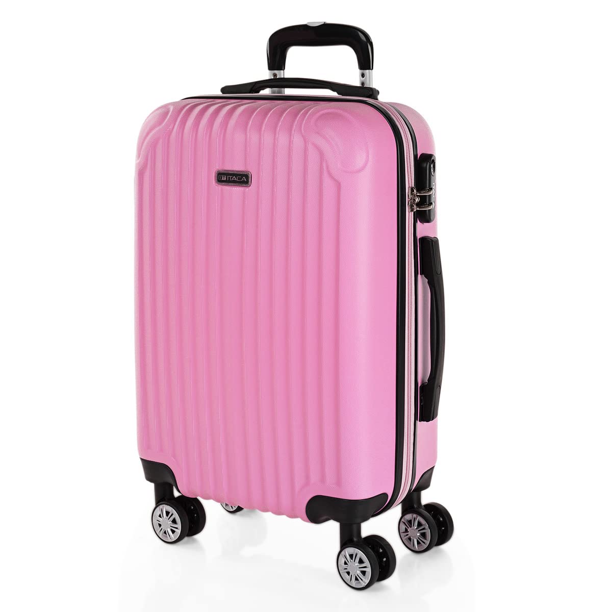 ITACA - Maletas Grandes De Viaje Rígidas Ligeras con 4 Doble Rueda 360° Maleta Grande 23 Kilos Alta Resistencia Extensible Maleta XL Duradera, Mandarina — view 71