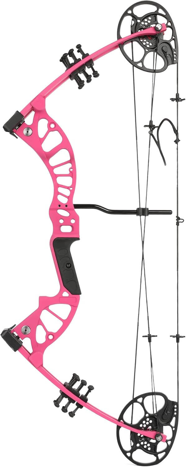 Archery Compound Bow and Arrow Set 15-45 lbs Draw Weight Adjustable for Adults & Beginners Outdoor Hunting Shooting Target Arrow Practice Bow Accessory Set (for Ages14+)