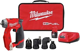 Milwaukee 2505-22 M12 FUEL Lithium-Ion 3/8 in. Cordless Installation Drill Driver Kit (2 Ah)