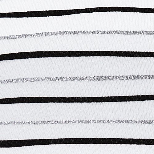 Image of TL Care Fitted Pack N Play Playard Sheet 27 inch x 39 inch, Soft Breathable Neutral 100% Cotton Jersey Pack and Play Sheet, Silver Black Stripe, for Boys and Girls, Fits Most Mini Crib Mattresses