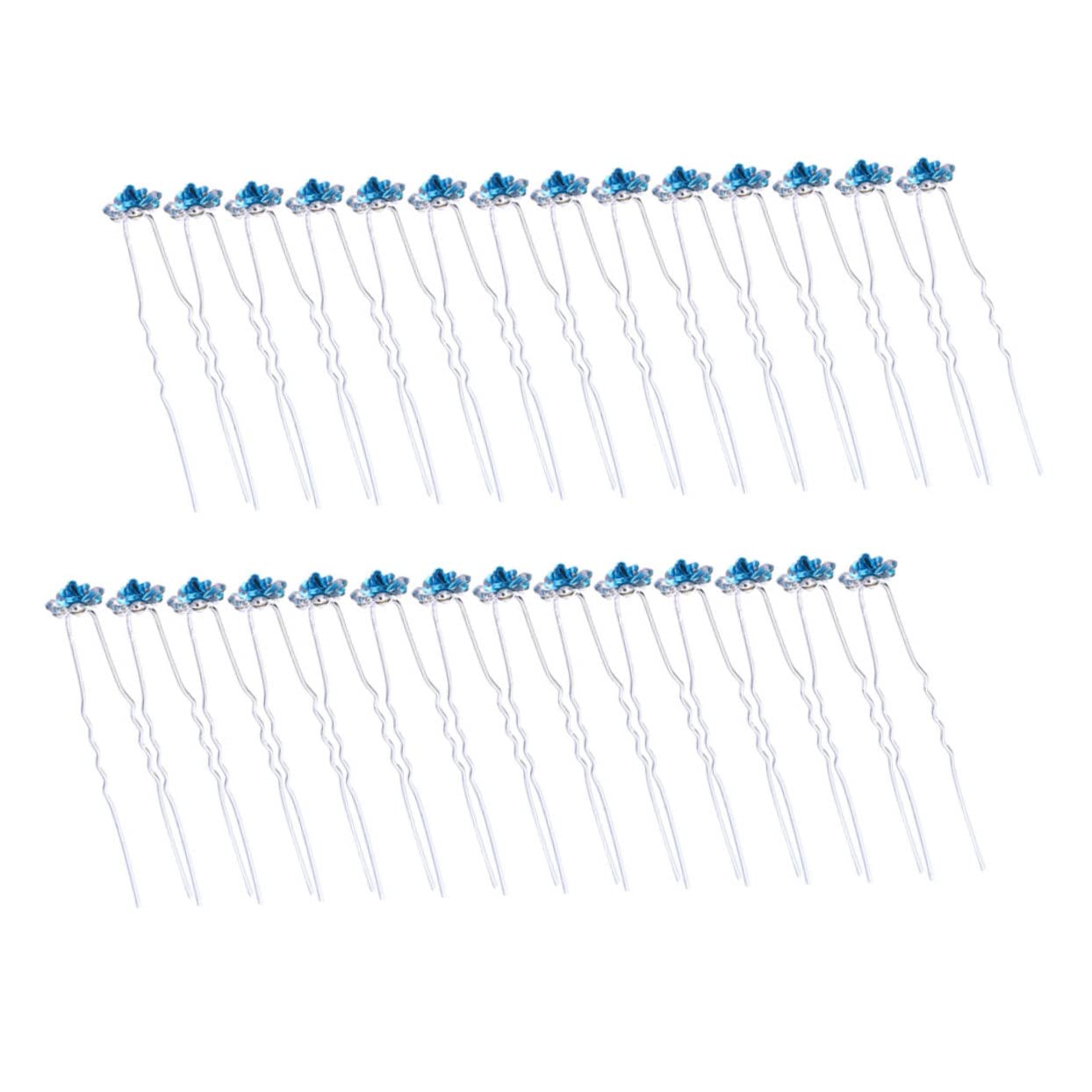 Baluue 200stücke Teiliges Haarnadeln Mit Rosen-design Haarschmuck Für Hochzeiten Partys Und Besondere Anlässe Glitzernde Haarspangen Für Braut Und Damenhaare