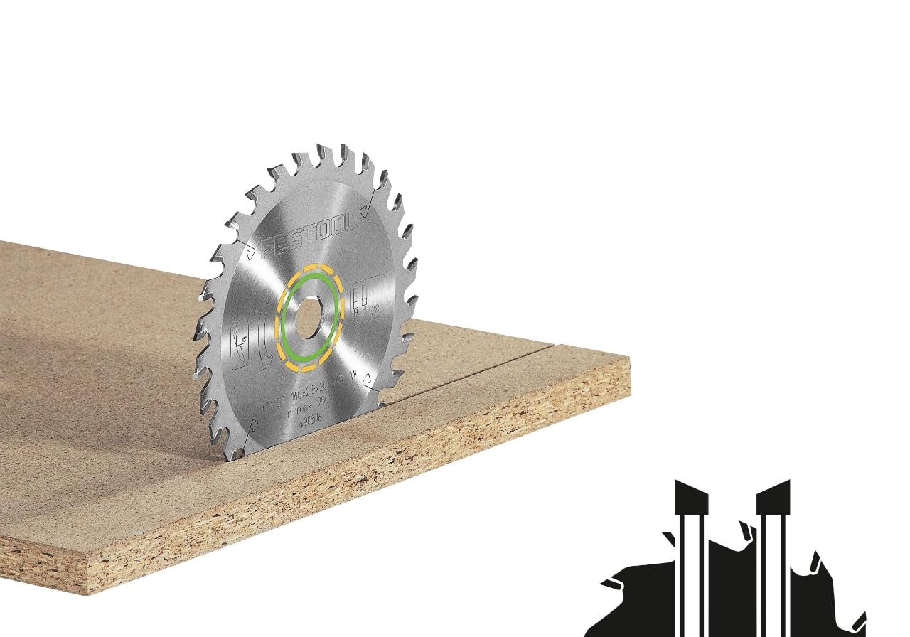 Festool 190mm 32T Wood Table Saw Blade for CS 50 190x2.6x30mm 492048