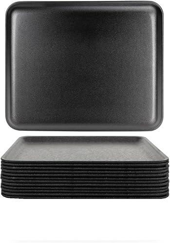 Miniatura 8 de Bandejas de espuma blanca para carne, bandeja blanca a granel de 9 x 11 pulgadas para manualidades, alimentos, pintura, paquete de 125 unidades