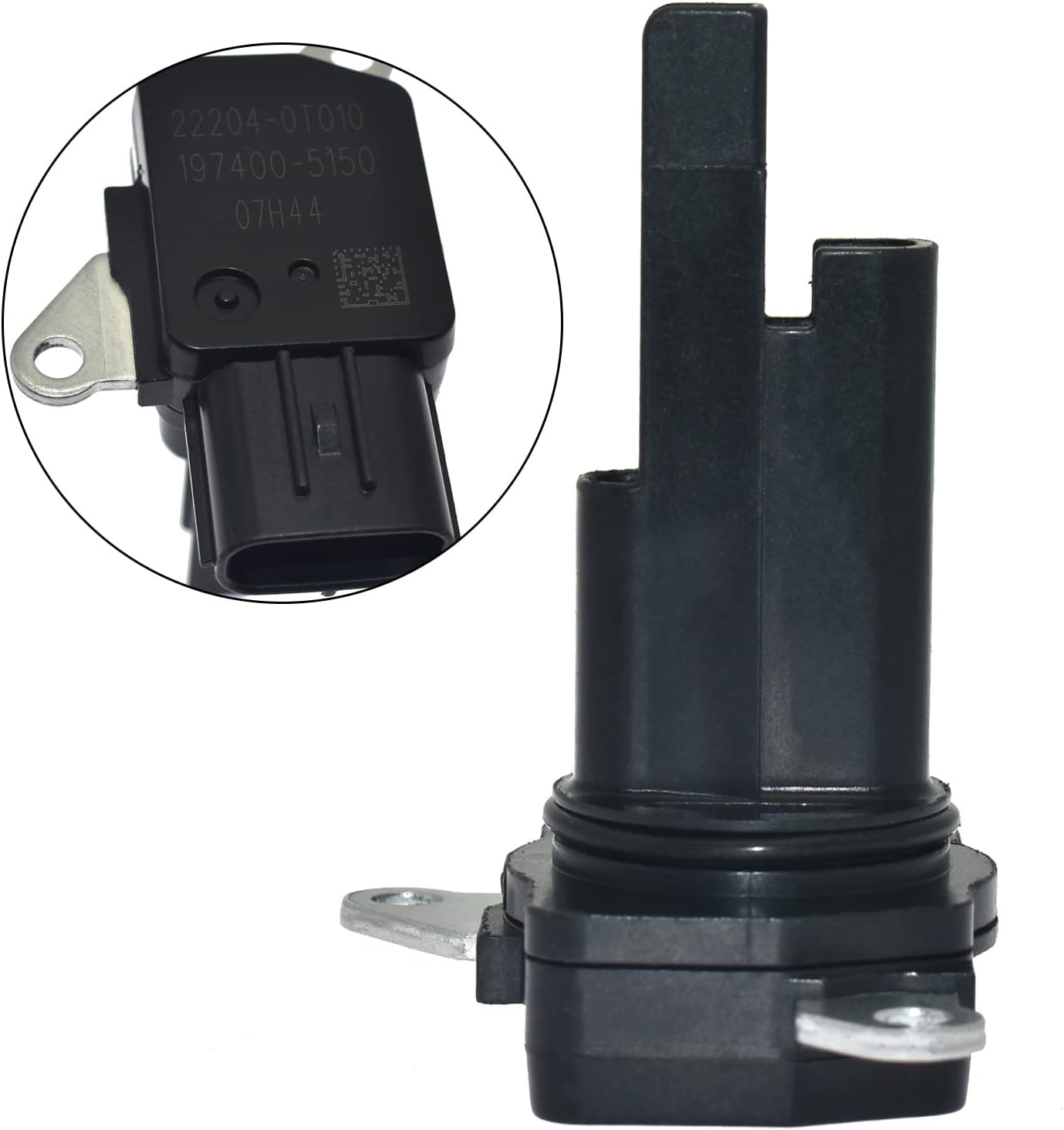 22204-0T010 MAF Mass Air Flow Sensor for Toyota Highlander/Kluger Previa/Tarago RAV4 Prius Landcruiser Prado Camry/Aurion FJ Cruiser Replacement for 22204-0T040, 22204-37010