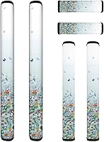 Vista 20 de Juego de 6 fundas para manijas de puerta de refrigerador, protector antideslizante para refrigerador, horno, lavavajillas, mantiene