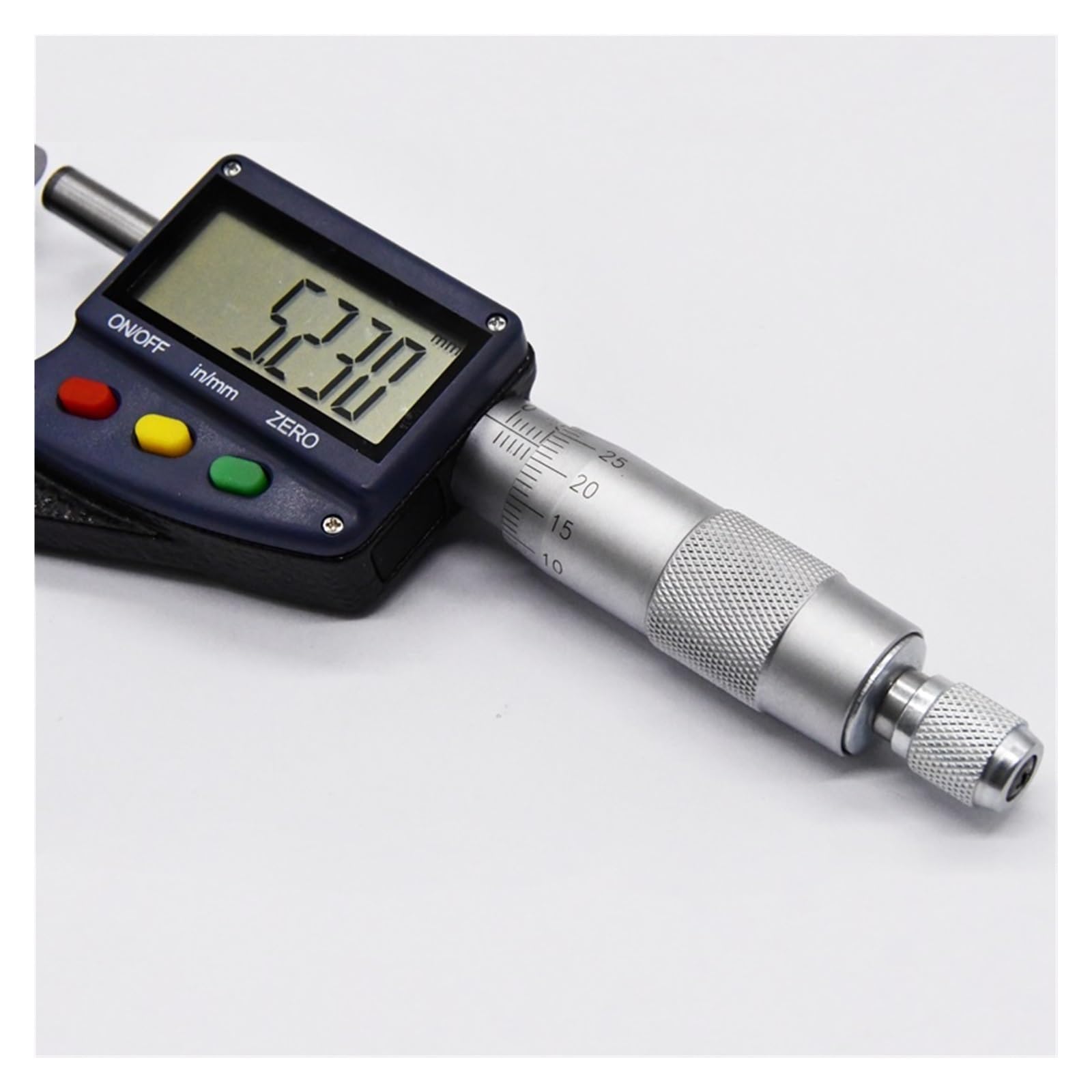 Calibrador digital, Micrómetro exterior de 0.001mm, 0-25mm, 25-50mm, micrómetro Digital de acero inoxidable, calibrador micrométrico electrónico para bricolaje/hogar(25-50mm)