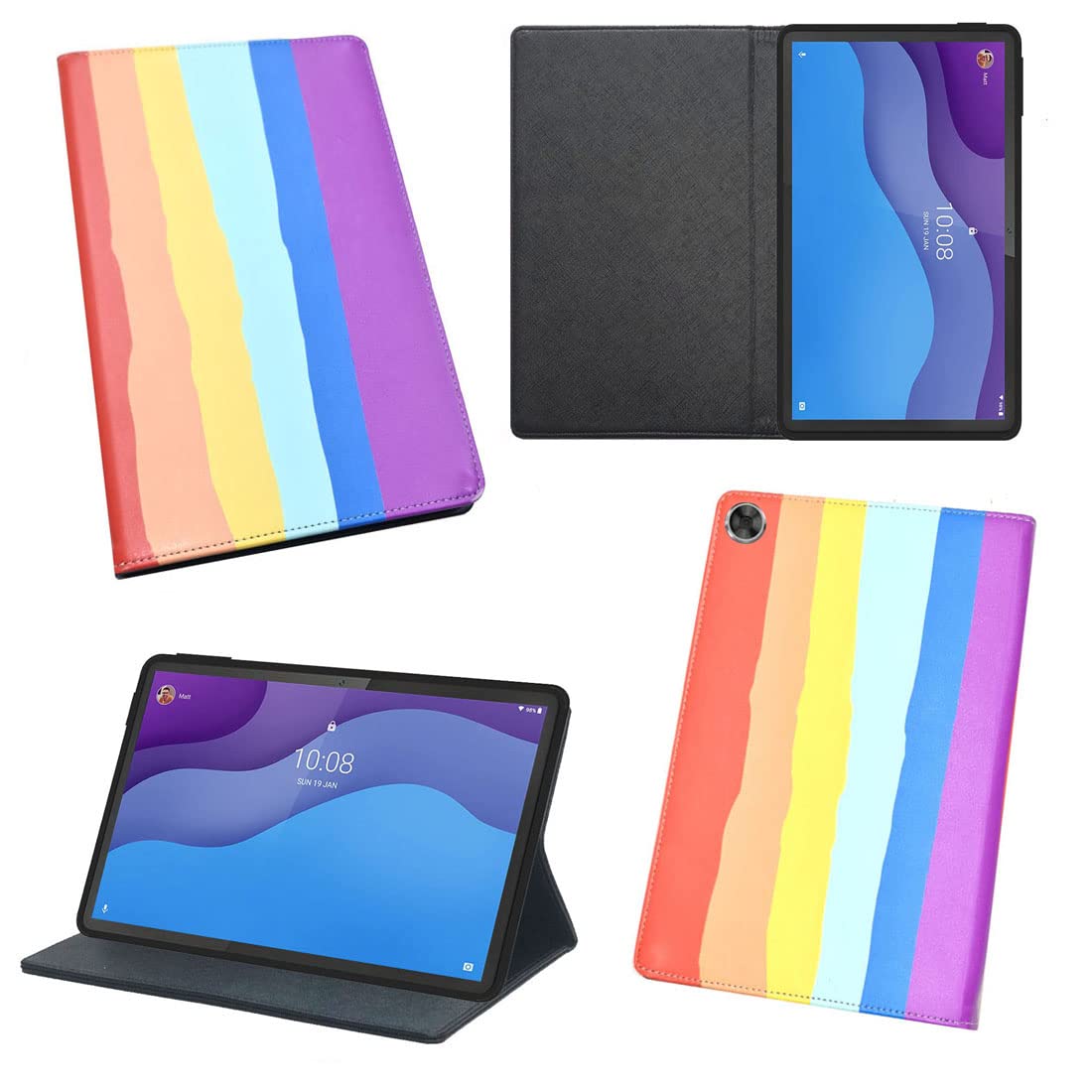 Zaoma Printed Flip Flap Case Cover Compatible for Lenovo Tab M10 HD 2nd Gen TB-X306X / TB-X306F Tablet - Multi Color 04 (B09YYNMR4R) Amazon Price History, Amazon Price Tracker
