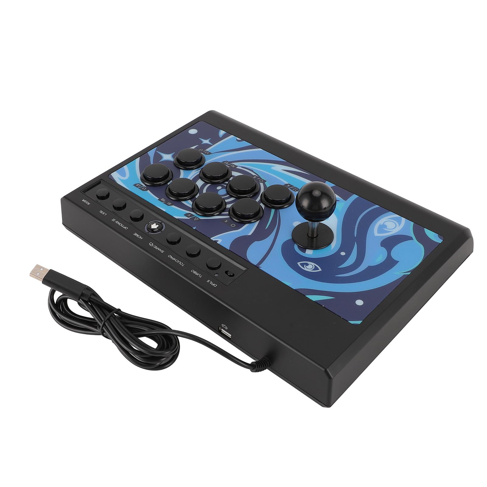 Pongnas Fight Stick Multifunzionale con Funzione per, PC – Joystick Migliorato per un'esperienza di Gioco