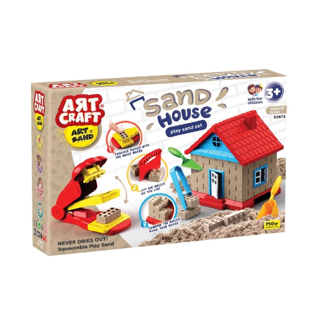 Art Craft 3675 Kum Ev 750 Gr, Çok Renkli