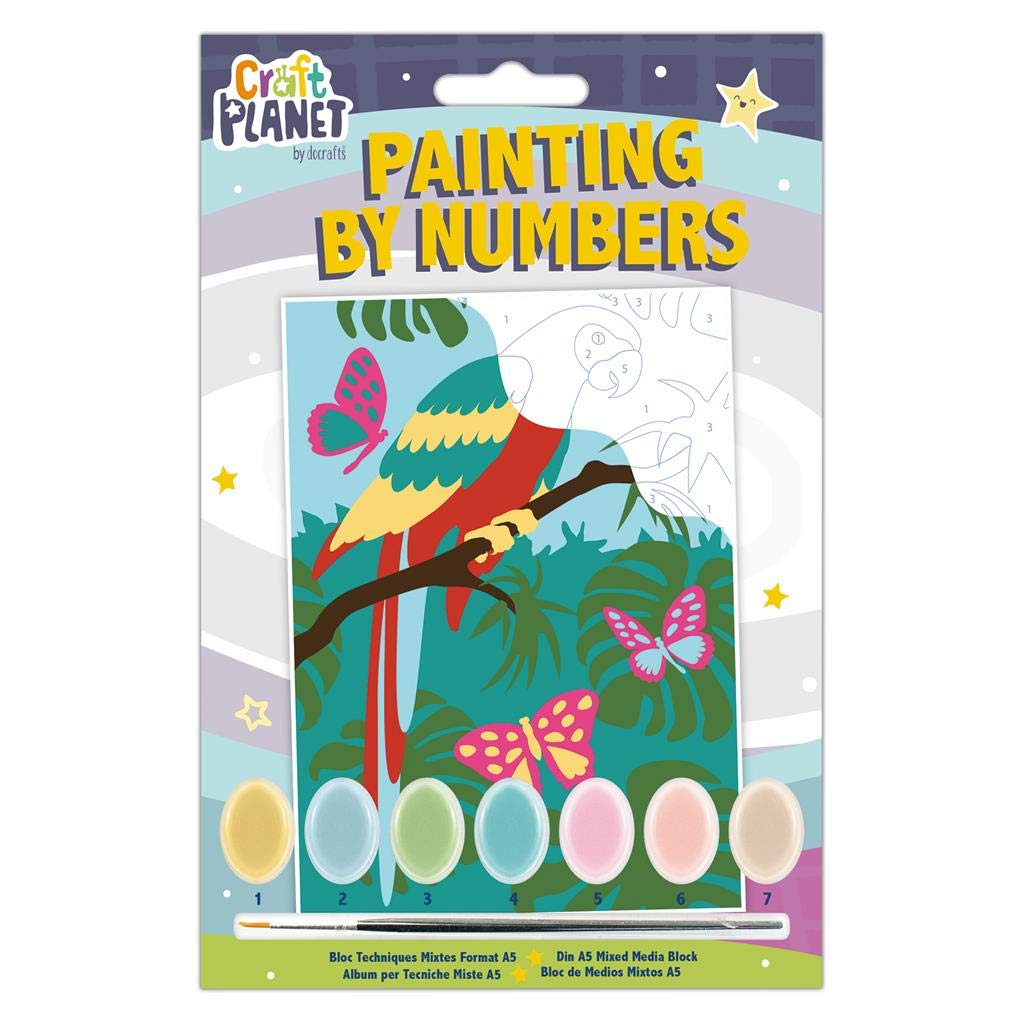 Craft Planet Paint by Numbers Kit, Multi, One Size
