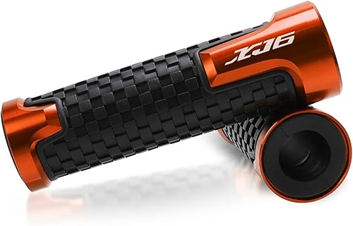 DOUKI Motorcycle 78" 22mm Handlebar Grips Handle Grip Protector Handle Bar for Y&AMAHA XJ6N XJ6 Diversion 2009-2020 2019 (Color  Orange)