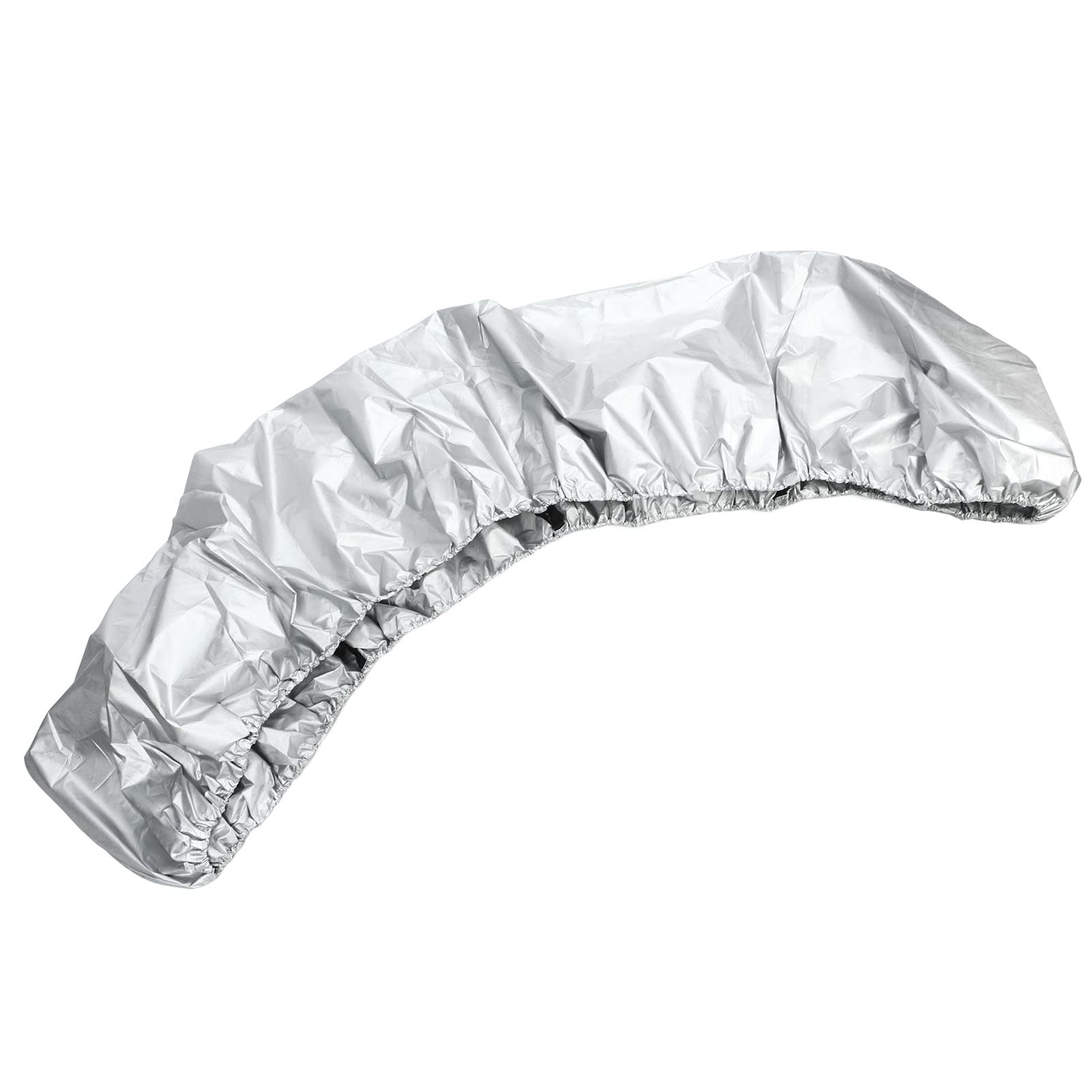 Housse Bateau Imperméable 2,6 -, Toile Oxford Argente, Protection Contre UV et Poussière - Résistante à L’Eau, Durable, Parfaite pour Voilier et Barque (2,6-3m)